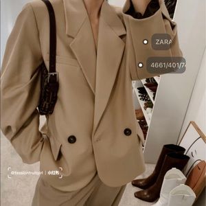Zara suit jacket -Celine style